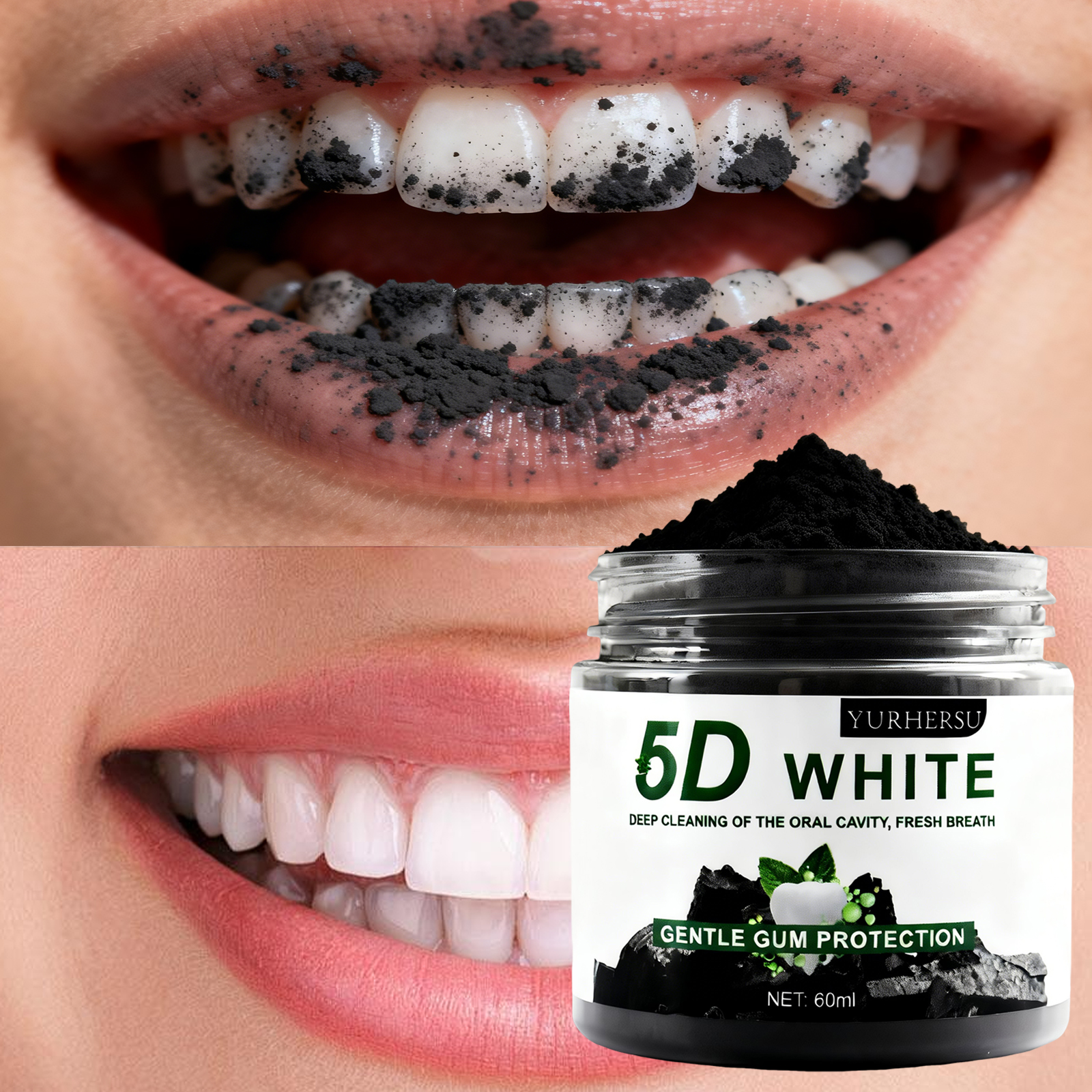 Teeth Whitening Ingredients - Bamboo Charcoal Teeth Whitening Powder Natural