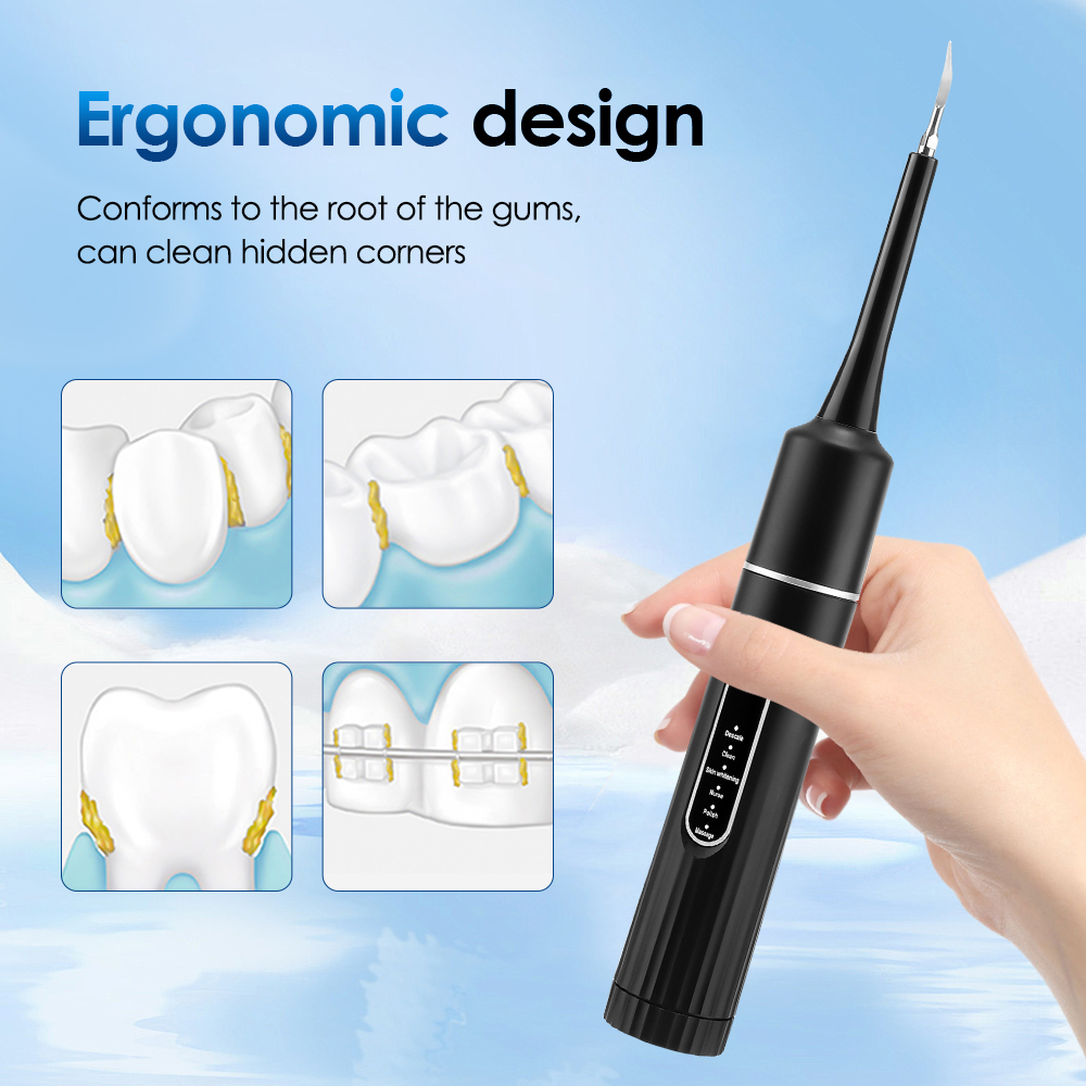 Teeth Whitening Mouthwash - Electric Tooth Cleaner Waterproof Toothbrush Sonic