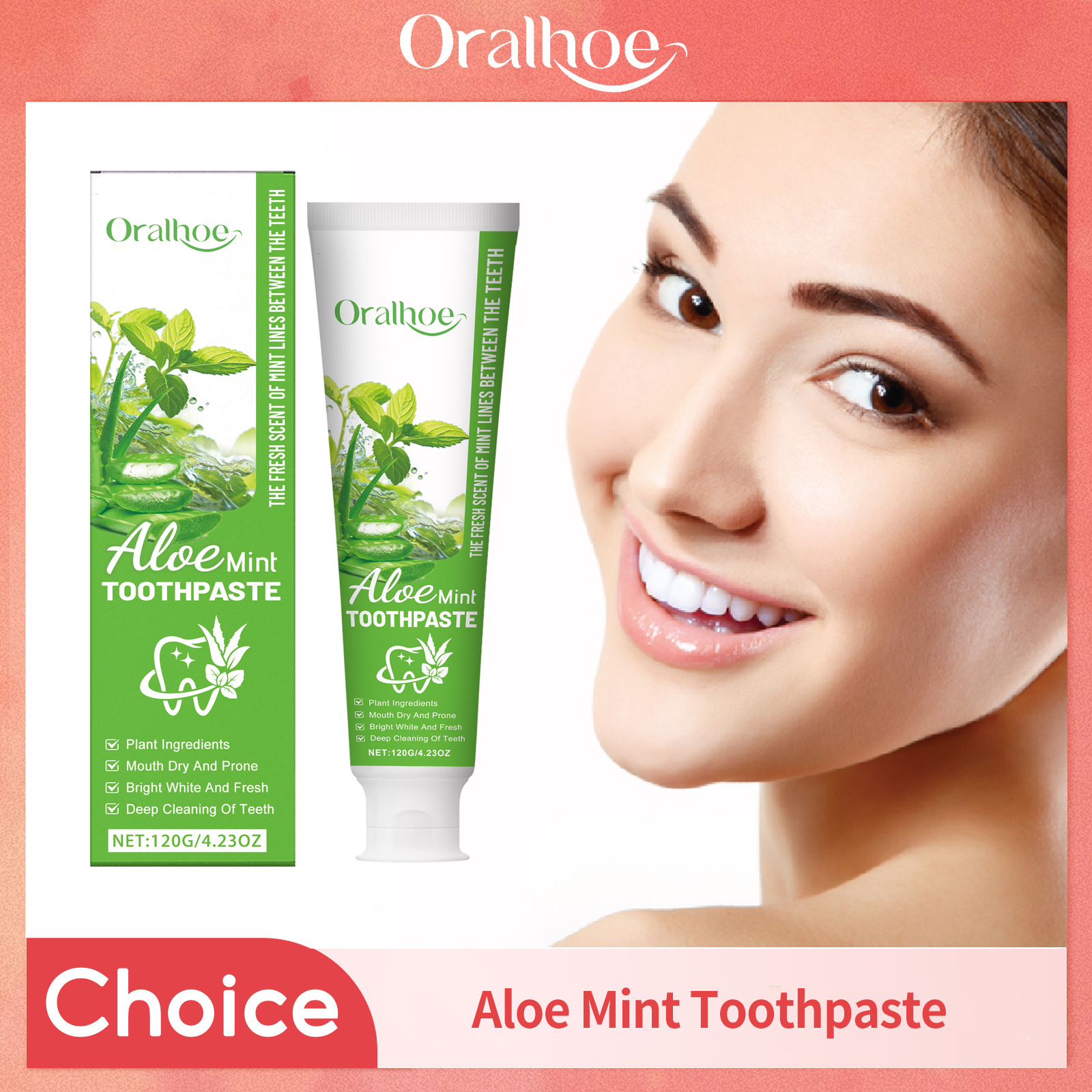 Teeth Whitening Natural - Aloe Vera Whitening Toothpaste Remove Yellowing