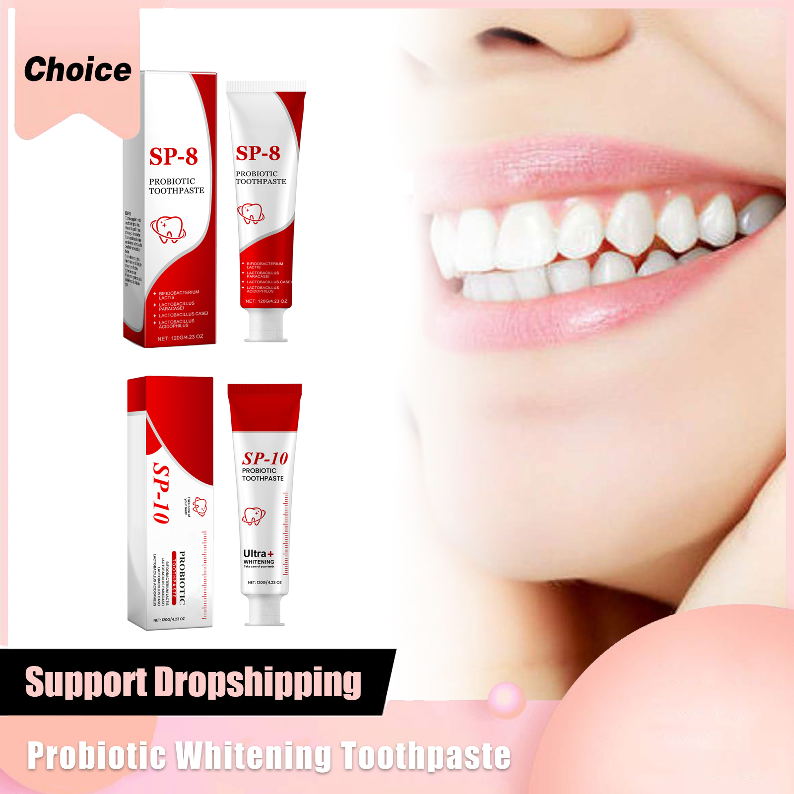 Teeth Whitening Flash - Sp 10 Probiotic Whitening Toothpaste Removes