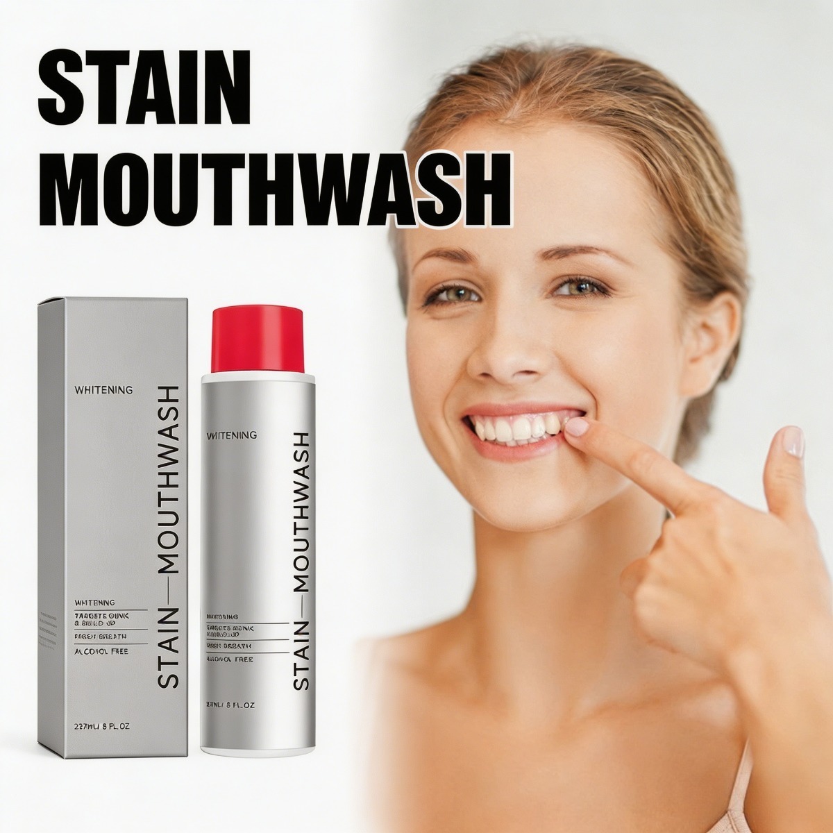 Stain Removal Mouthwash and Wh - Teeth Whitening Mouthwash avis et prix