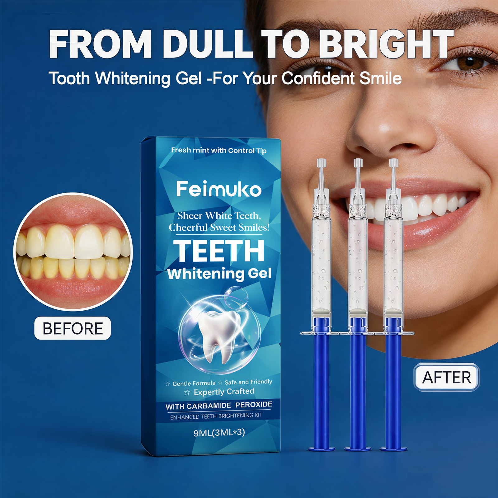 Teeth Whitening Gel Gentle Cle - Teeth Whitening Natural avis et prix