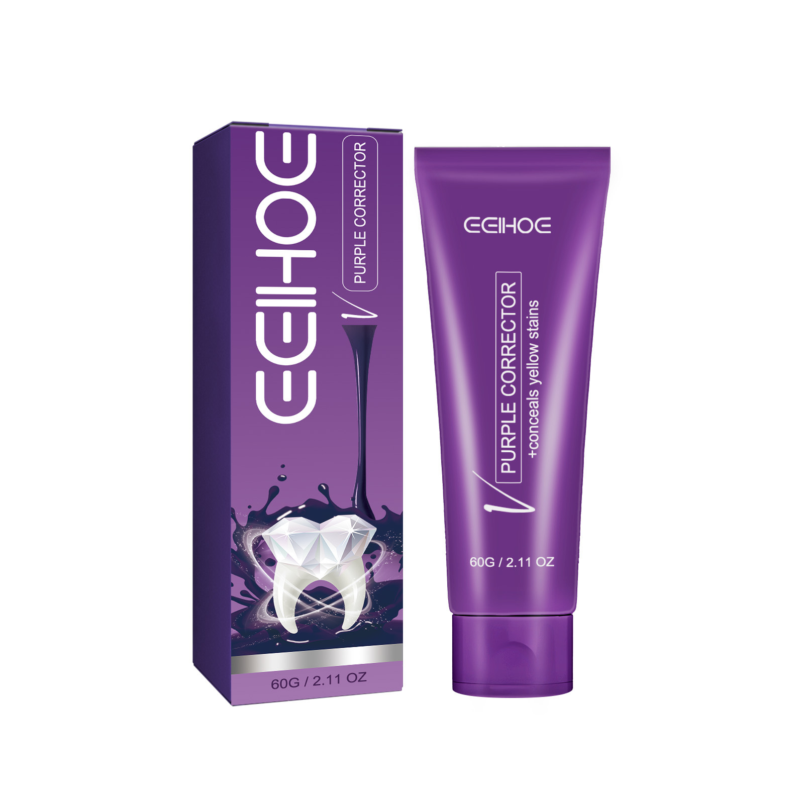 Teeth Whitening Purple Toothpa - Teeth Whitening Natural avis et prix