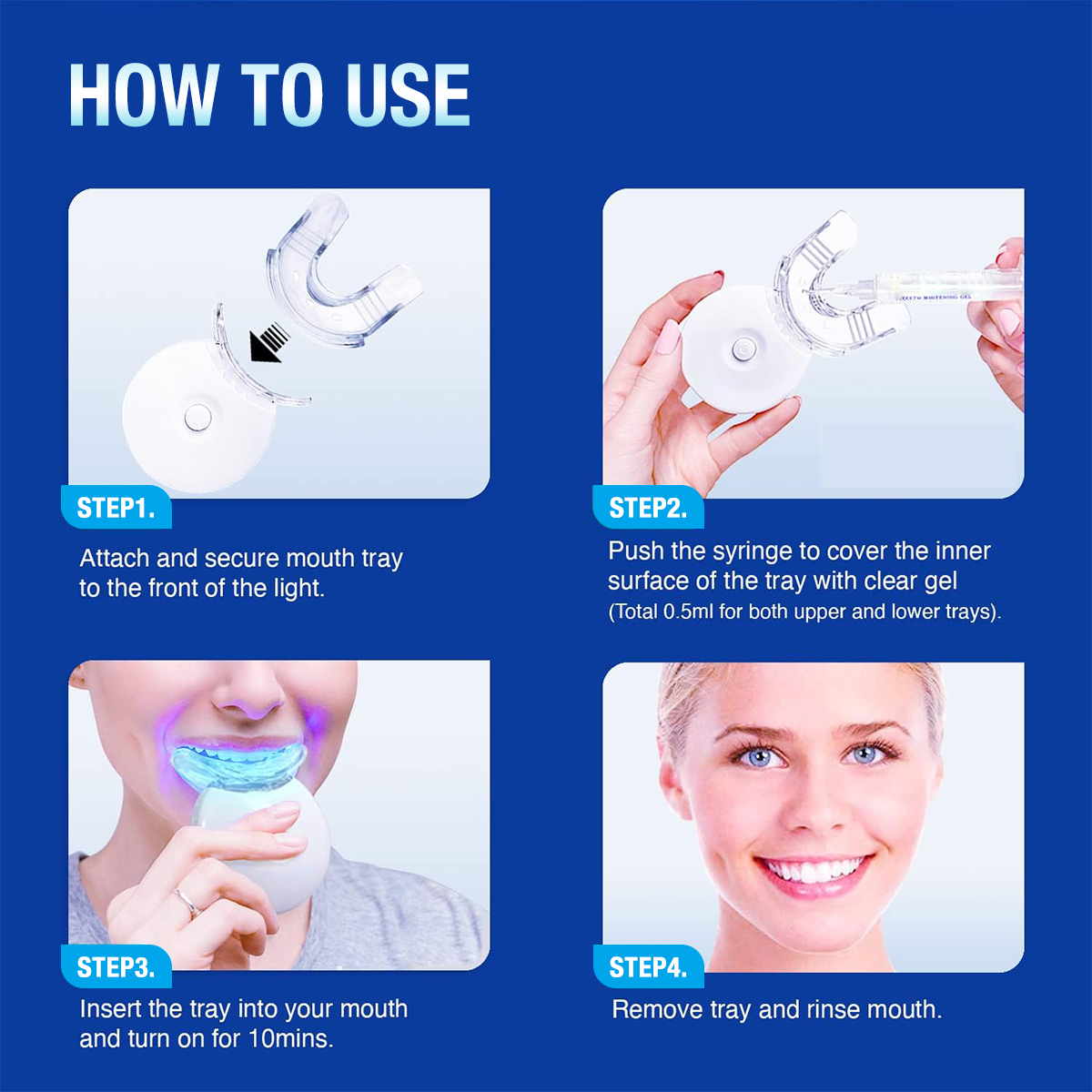 Teeth Whitening Kit - 5X LED L - Teeth Whitening Levels avis et prix