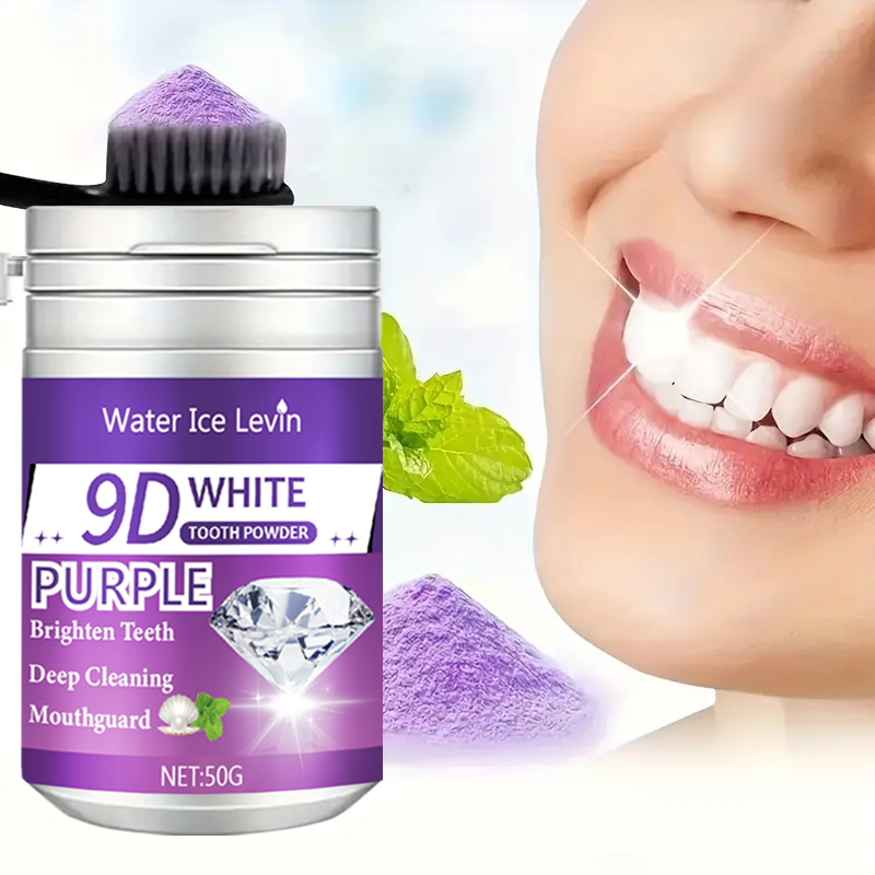 9D White Purple Toothpowder. B - Teeth Whitening Ingredients avis et prix