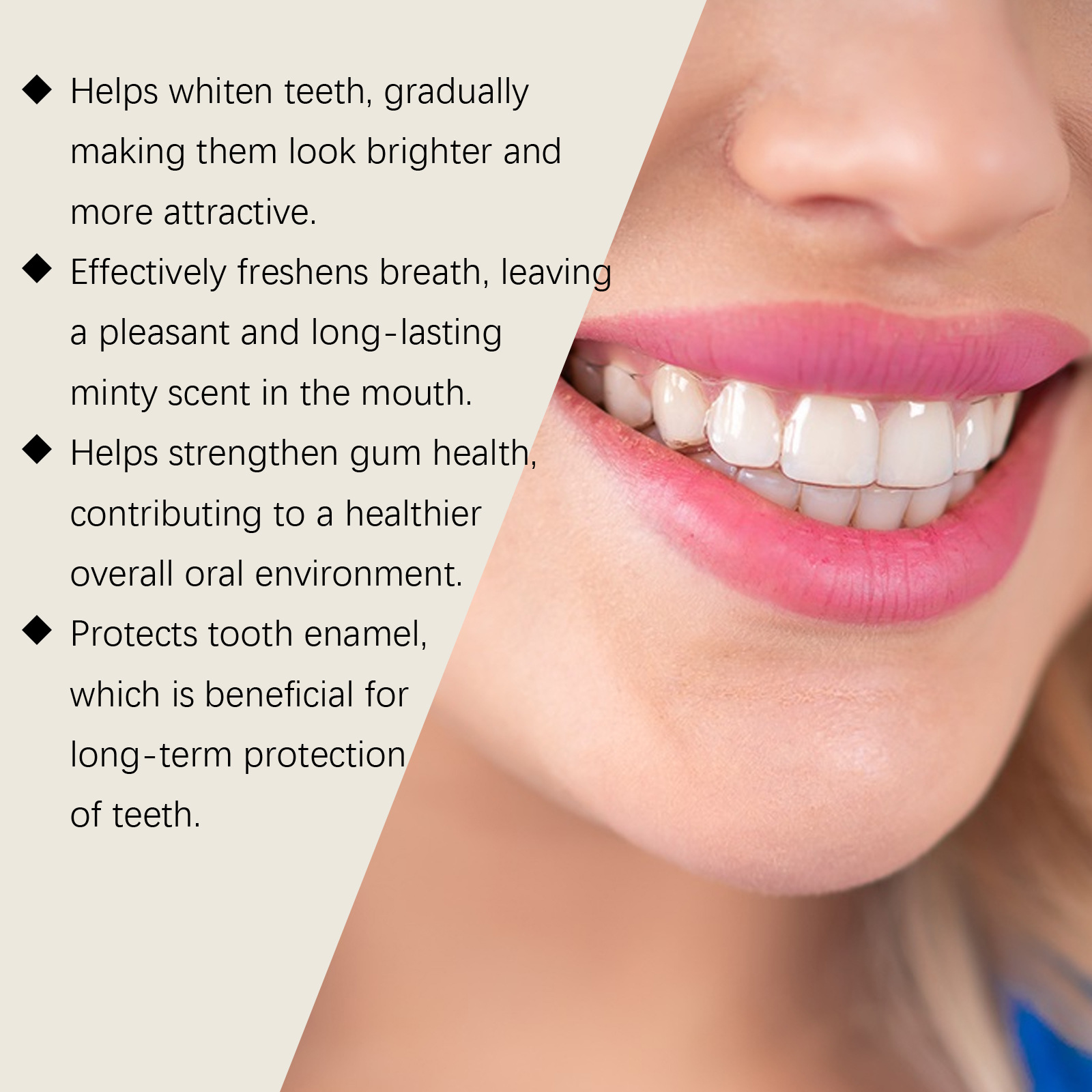 Teeth Refresh Toothpaste White - Teeth Whitening Natural avis et prix
