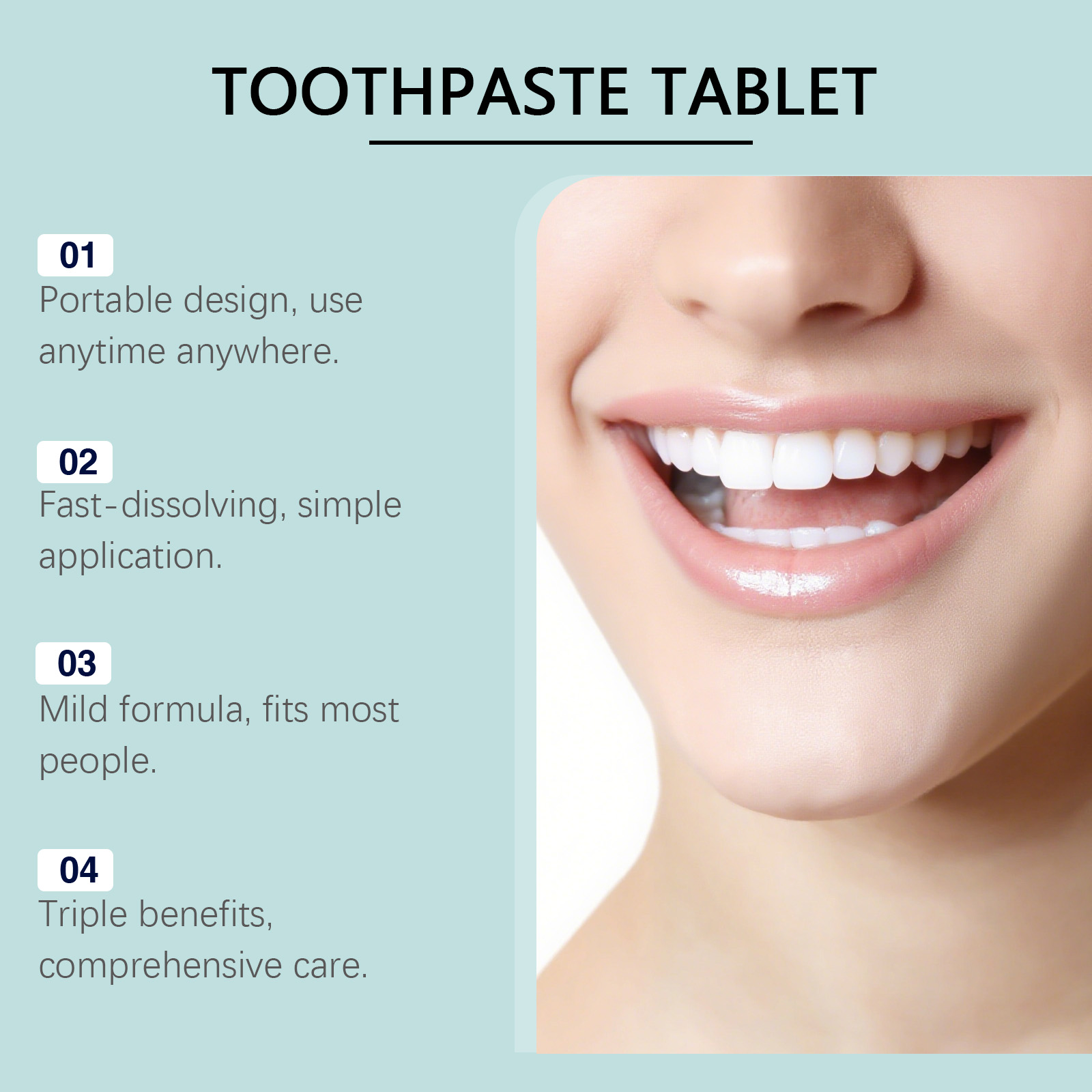 Feimuko Mouthwash Tablets Deep - Teeth Whitening Mouthwash avis et prix