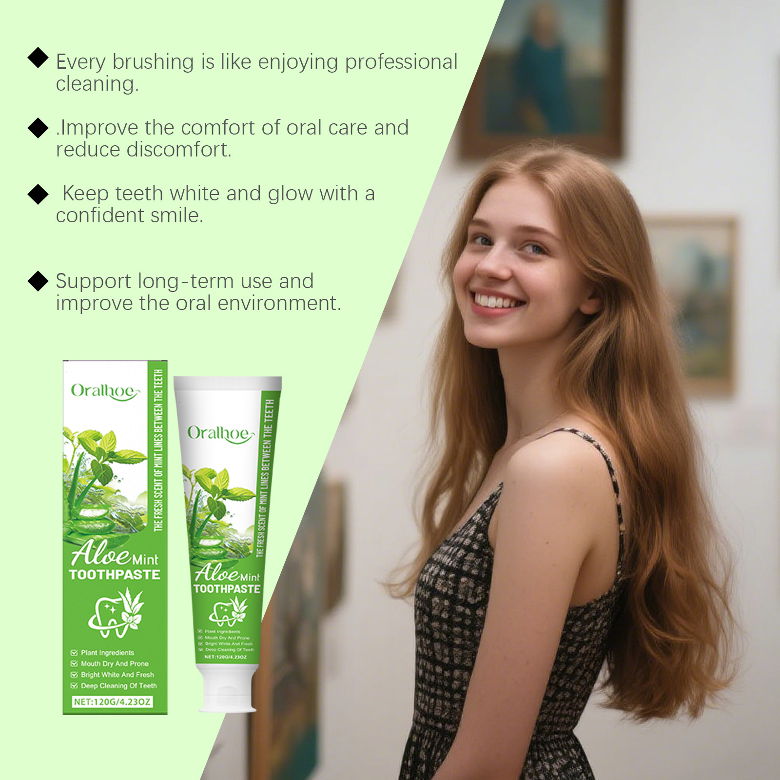 Aloe Vera Whitening Toothpaste - Teeth Whitening Natural avis et prix