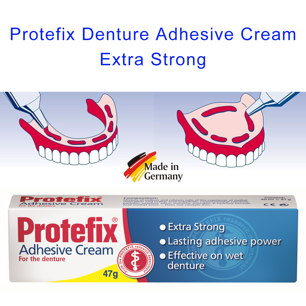 Protefix Adhesive Cream For De - Teeth Whitening Ingredients avis et prix