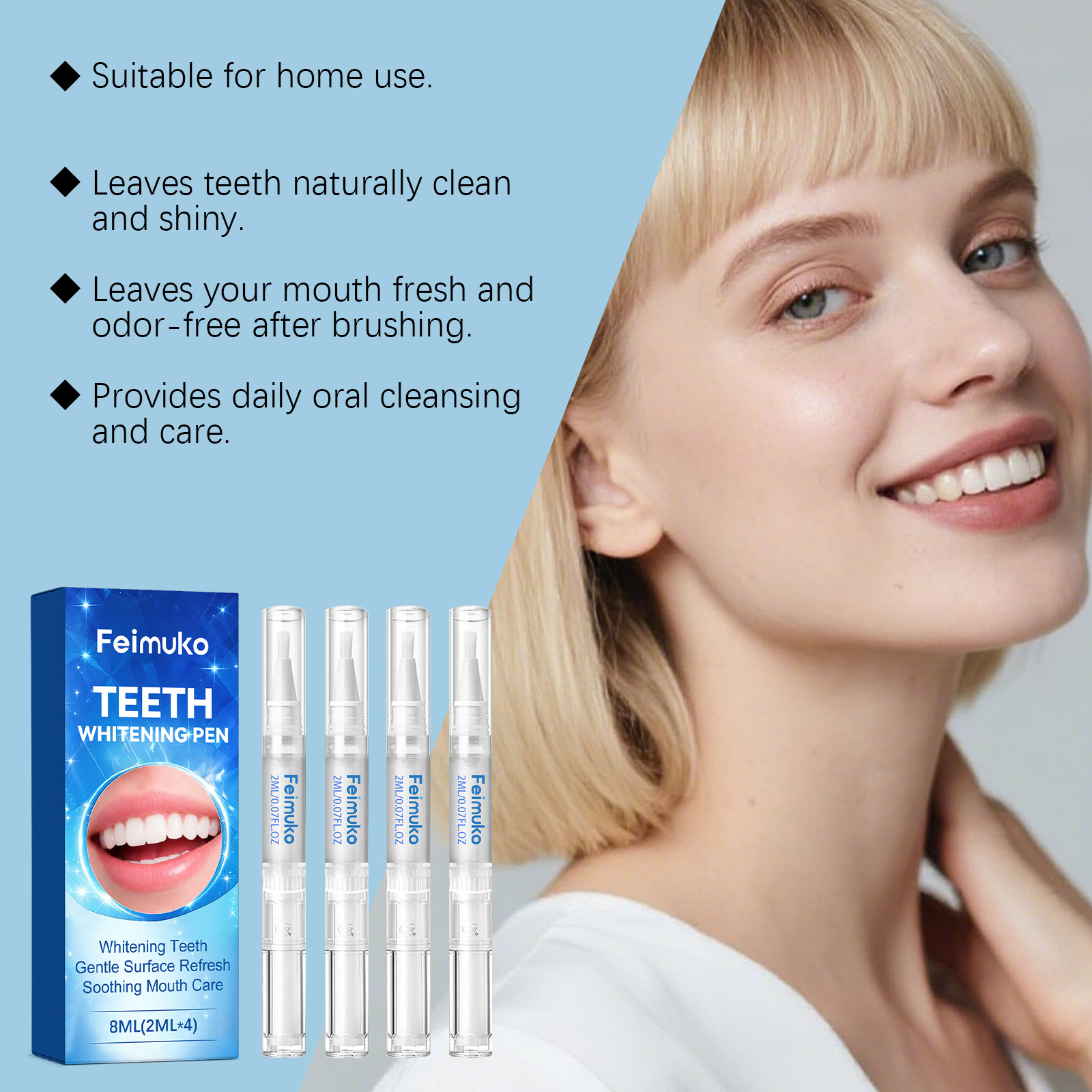 Feimuko 8ml Teeth Gel Pen Gent - Teeth Whitening Levels avis et prix