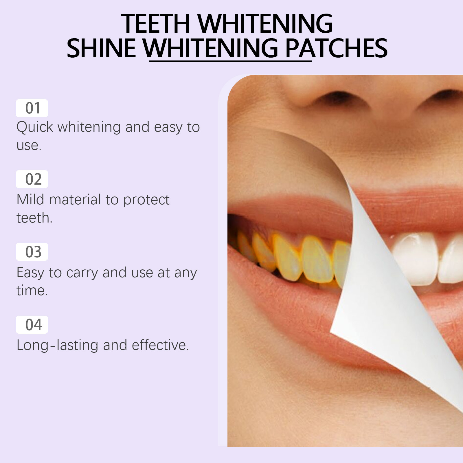 Purple Teeth Whitening Strips  - Teeth Whitening Flash avis et prix