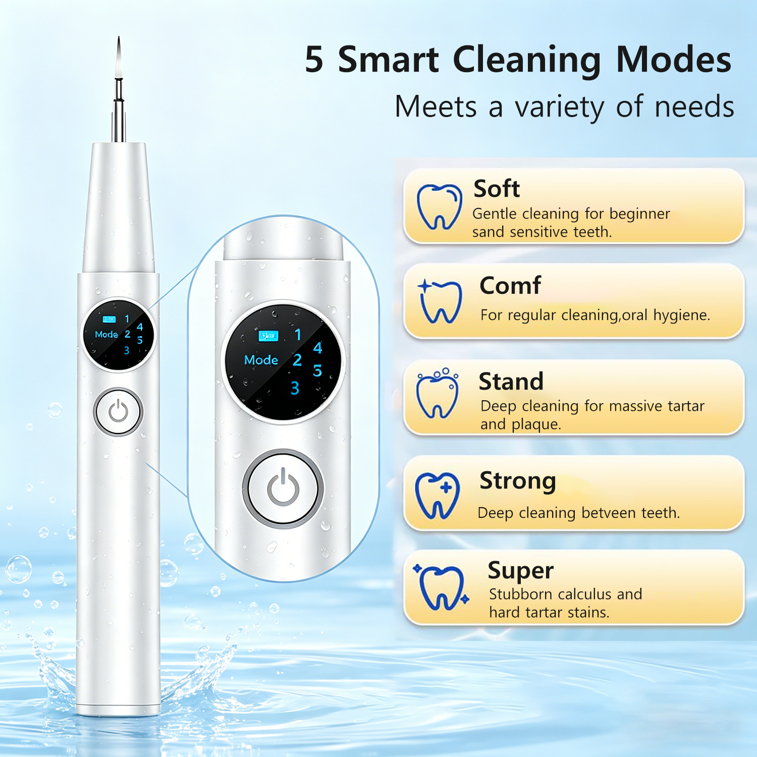 Ultrasonic Scaler Plaque Remov - Teeth Whitening Mouthwash avis et prix