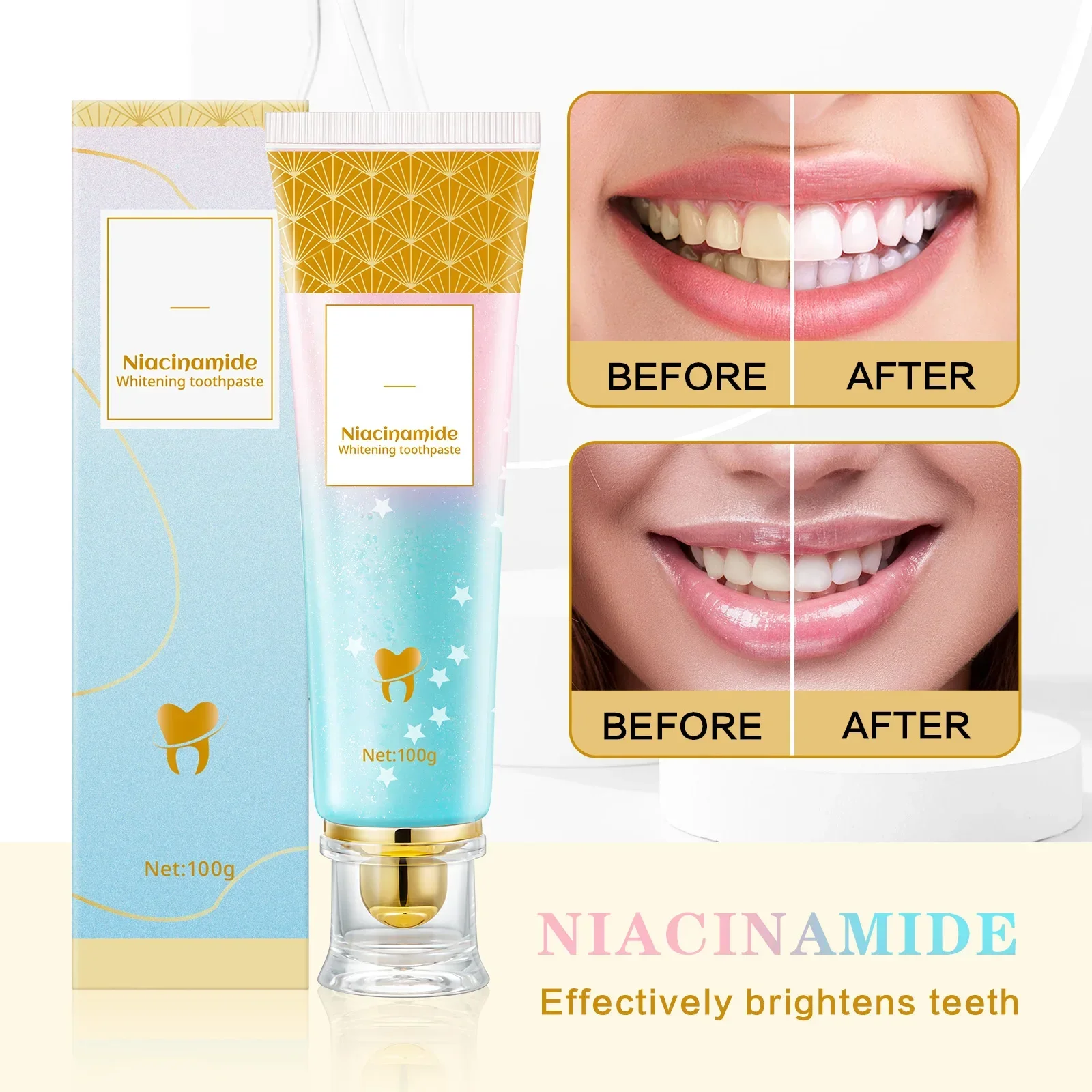 100g Whitening Toothpaste Refr - Teeth Whitening Natural avis et prix
