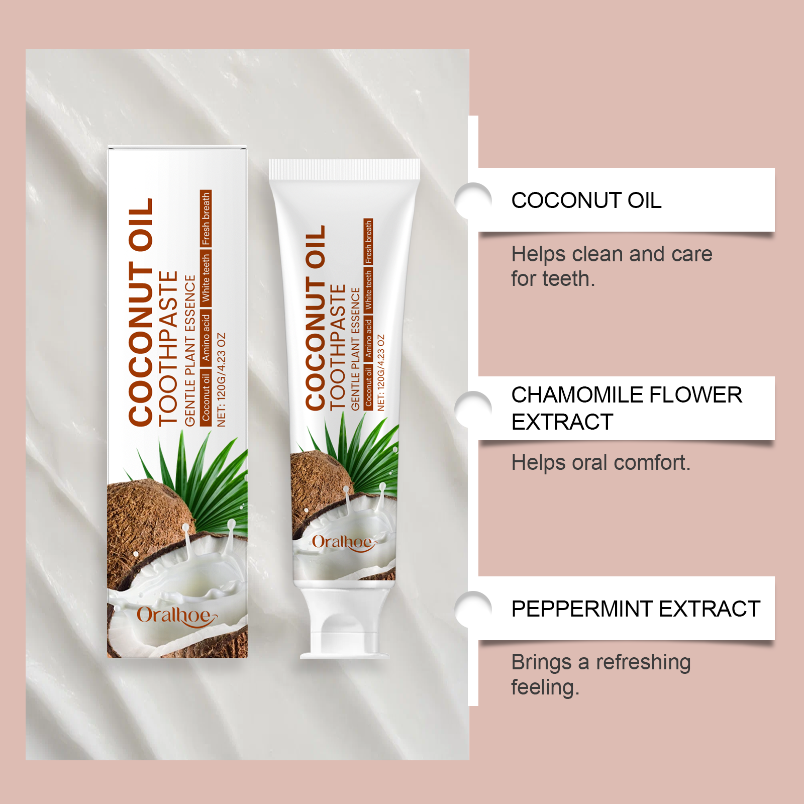 Coconut Oil Toothpaste Teeth B - Teeth Whitening Flash avis et prix