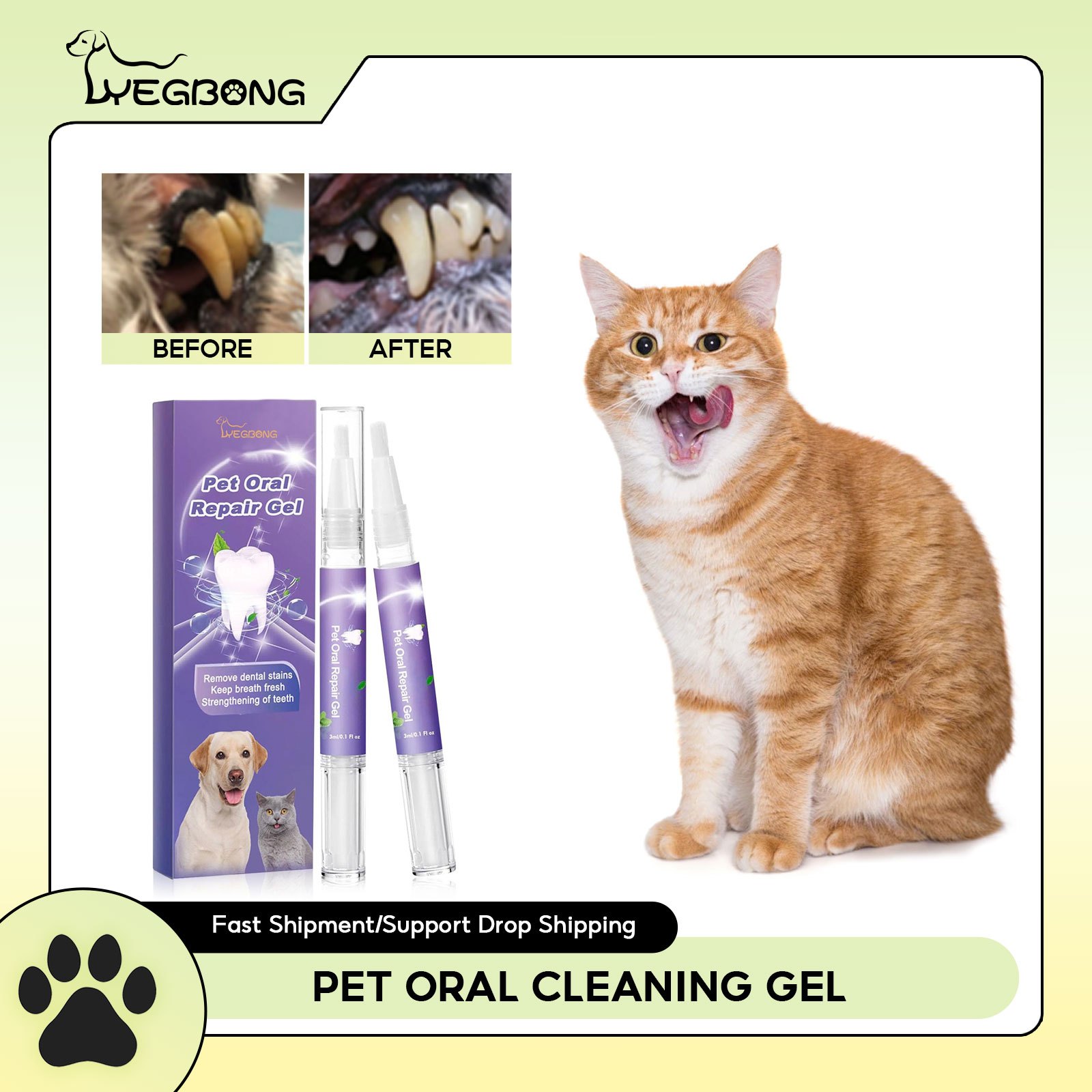 Pet Oral Repair Gel Puppy Tart - Teeth Whitening Levels avis et prix