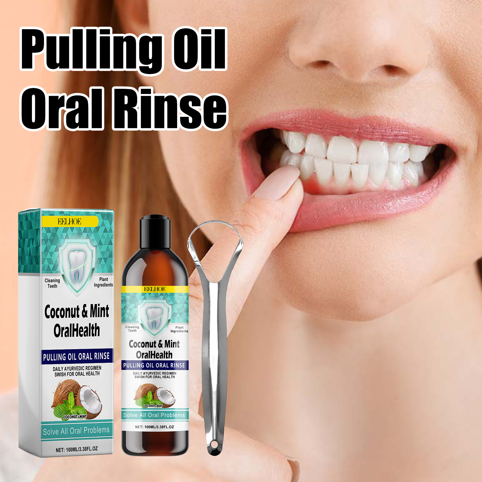 Coconut Oil Mouthwash Whitenin - Teeth Whitening Natural avis et prix