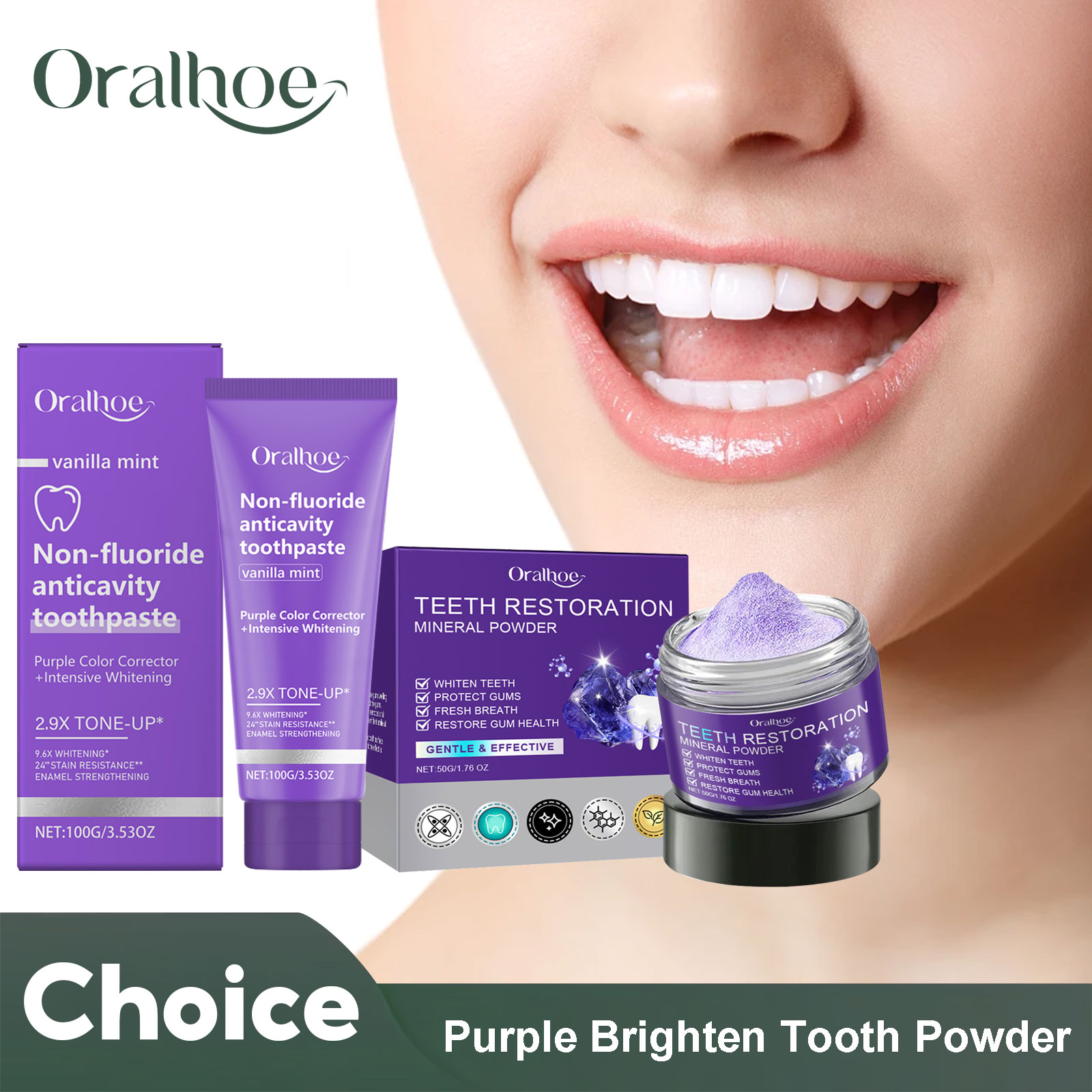 Teeth Restoration Mineral Powd - Teeth Whitening Levels avis et prix