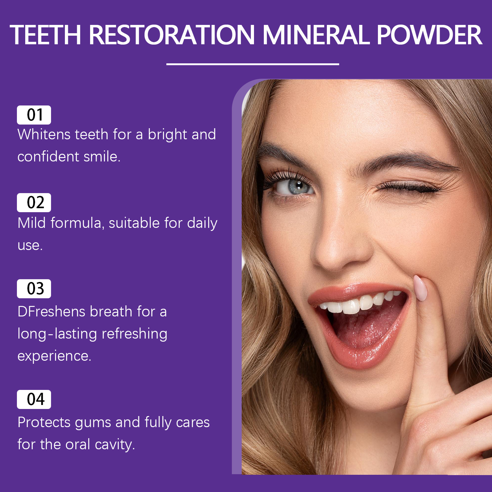Teeth Restoration Mineral Powd - Teeth Whitening Levels avis et prix