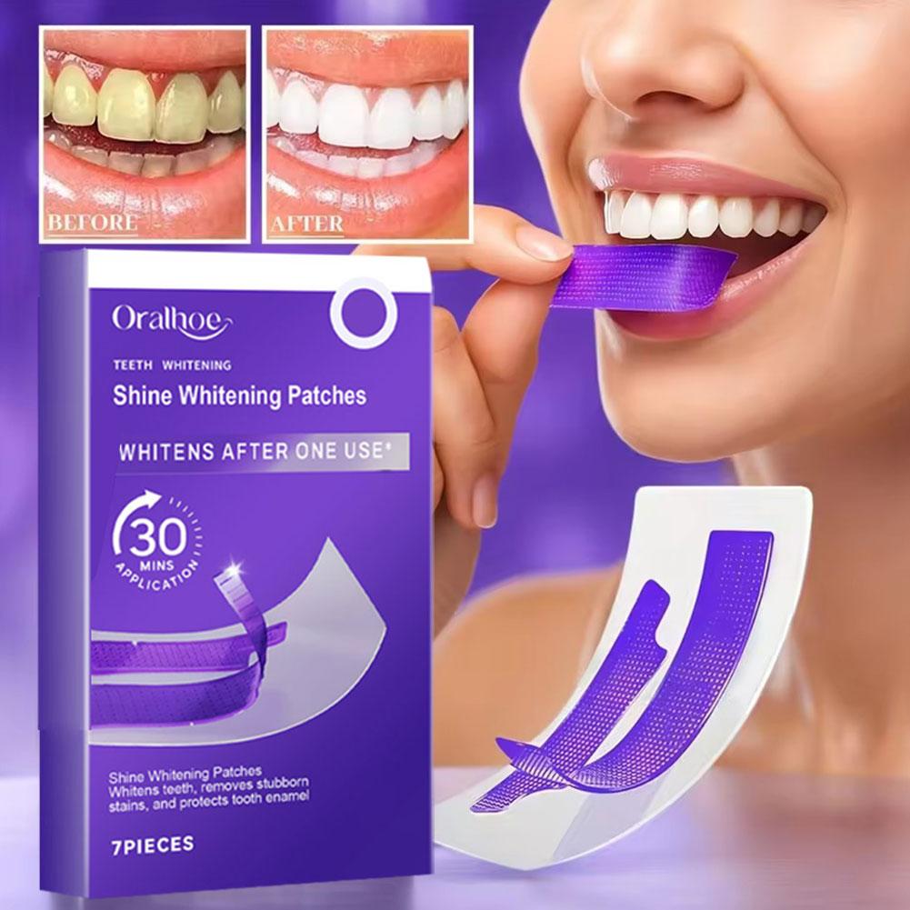 Purple Teeth Whitening Strips  - Teeth Whitening Flash avis et prix