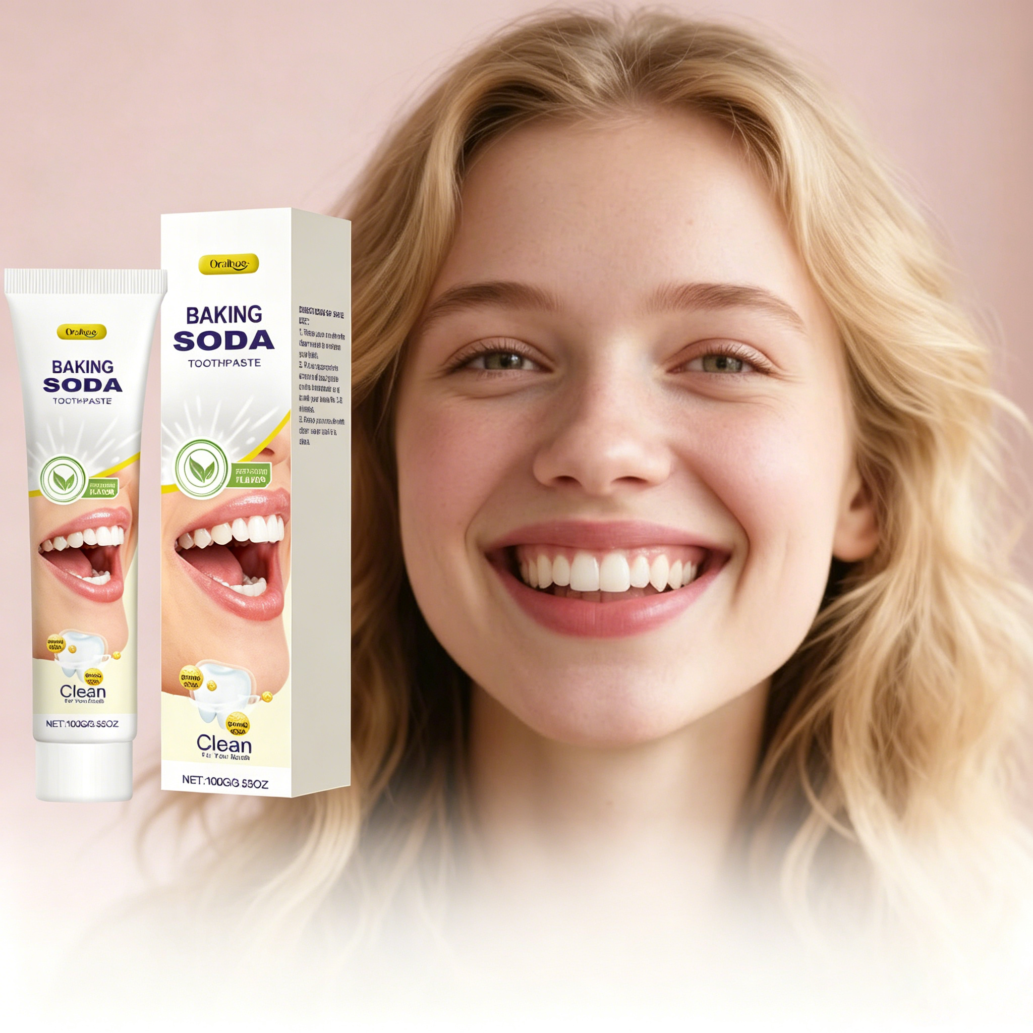 Baking Soda Toothpaste Deep Cl - Teeth Whitening Natural avis et prix