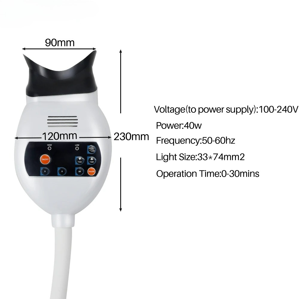 Adjustable 3 Colors LED Teeth  - Whitening Teeth Machine avis et prix