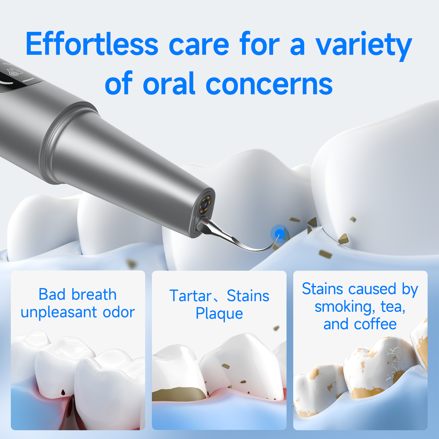 Visible Ultrasonic Dental Scal - Teeth Whitening Mouthwash avis et prix