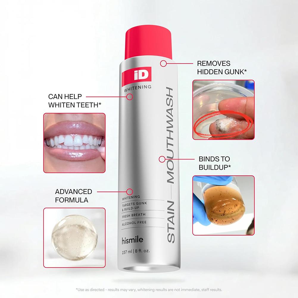 Hismile iD Alcohol Free Mouthw - Teeth Whitening Mouthwash avis et prix