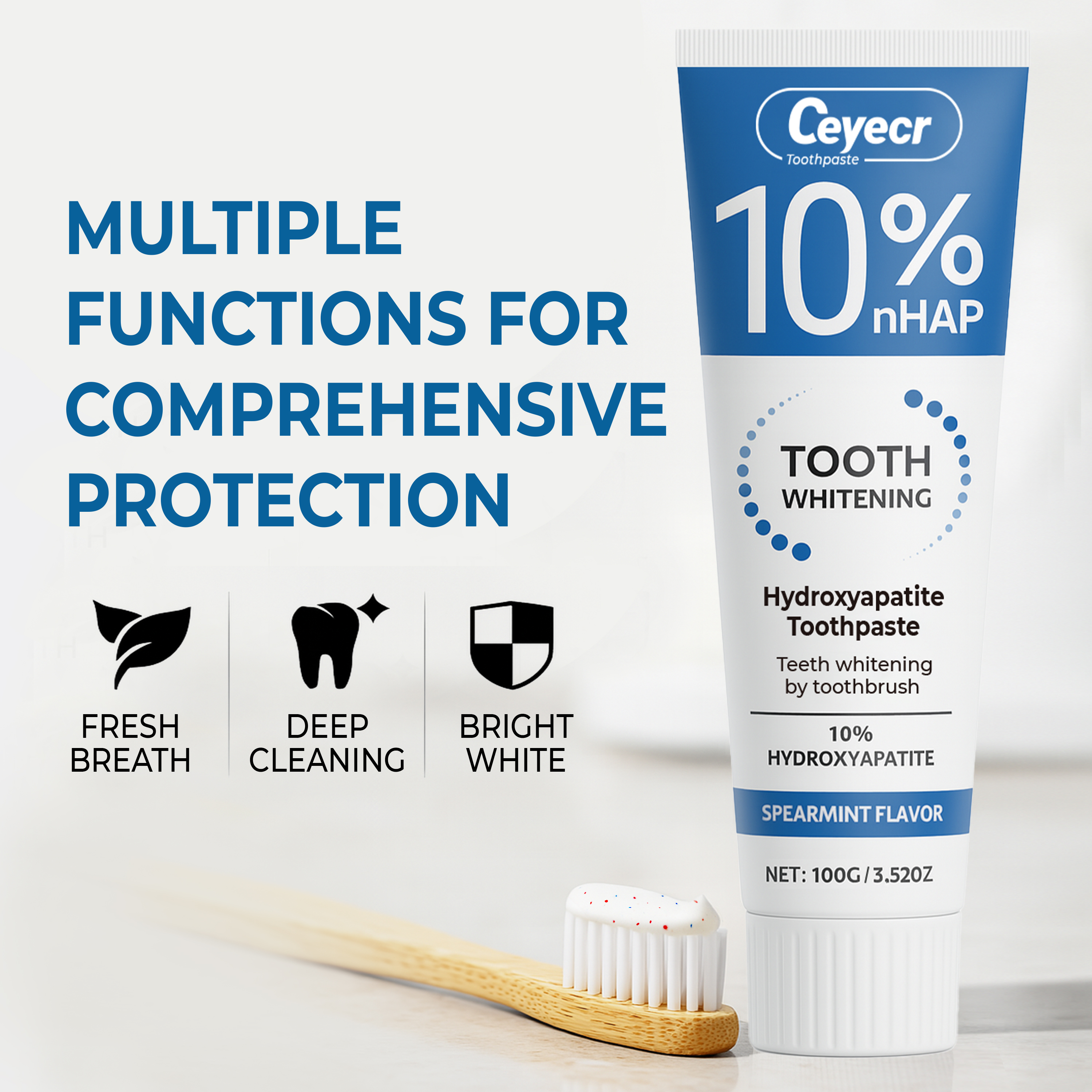 10% Hydroxyapatite toothpaste, - Teeth Whitening Paste avis et prix