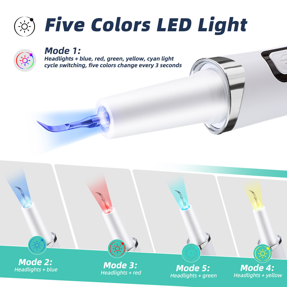 5 LED Light Ultrasonic Tooth C - Teeth Whitening Mouthwash avis et prix