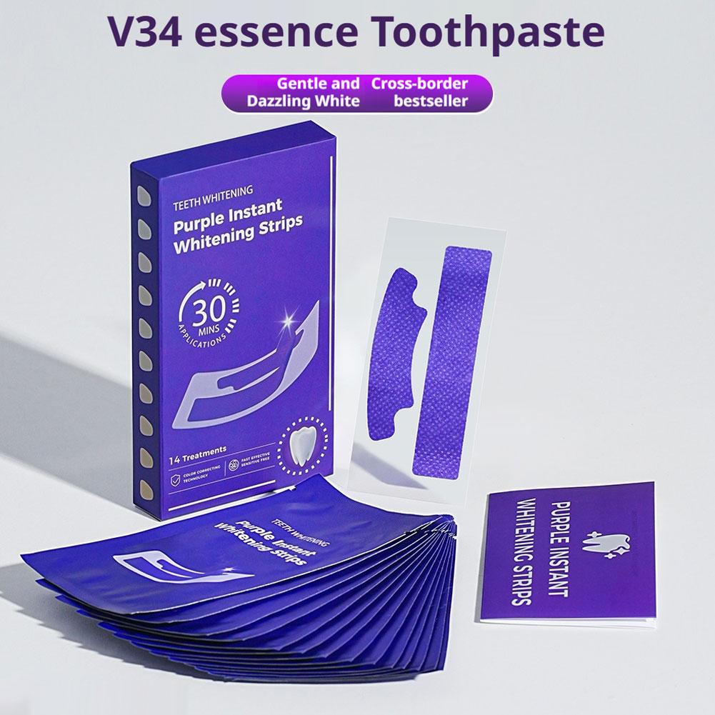 V34 Teeth Whitening Strips - E - Teeth Whitening Levels avis et prix