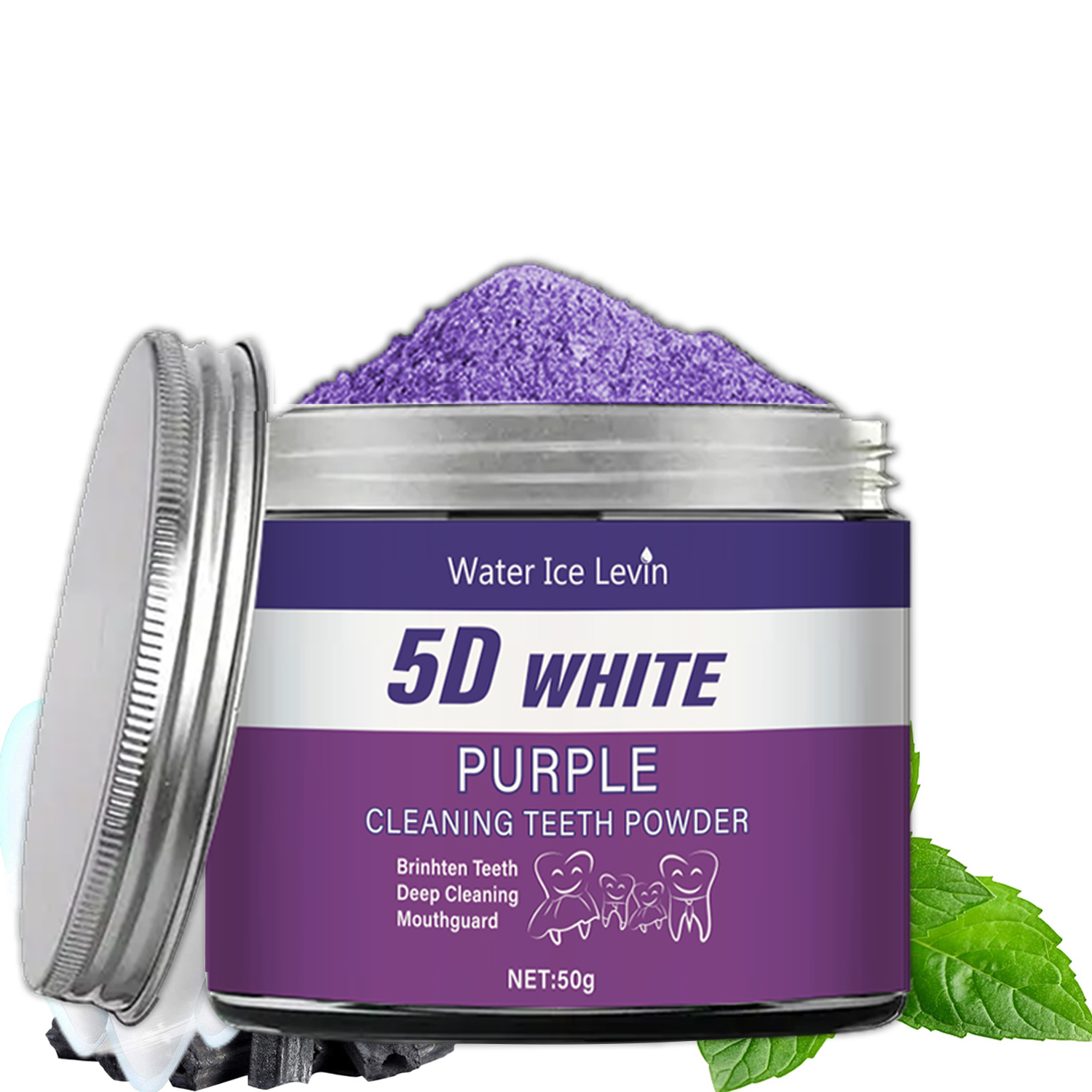 Purple Teeth Whitening Powder, - Teeth Whitening Ingredients avis et prix