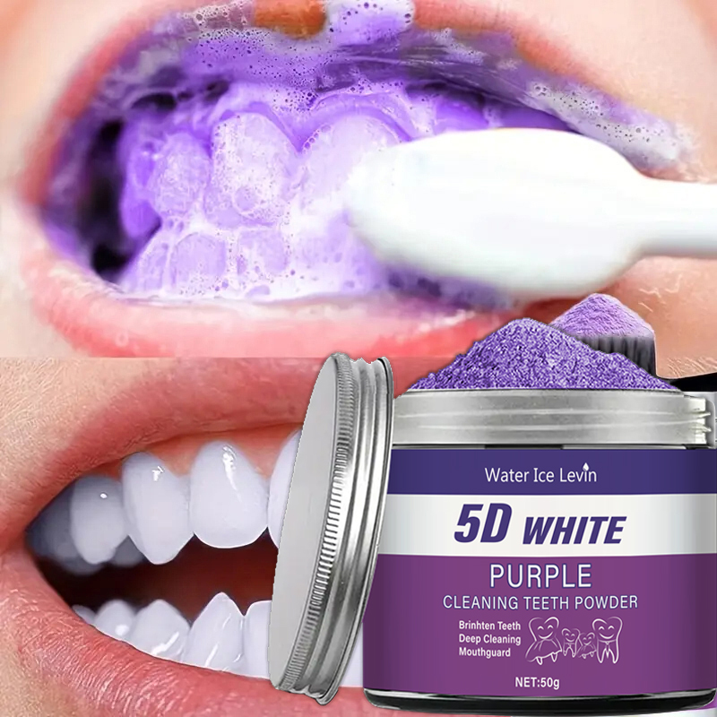 Purple Teeth Whitening Powder, - Teeth Whitening Ingredients avis et prix