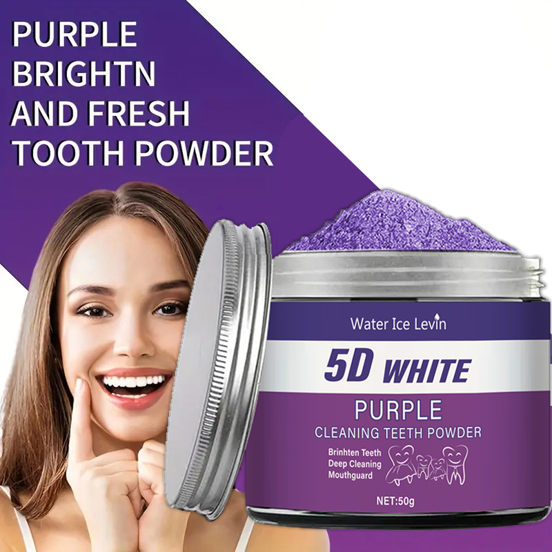Purple Teeth Whitening Powder, - Teeth Whitening Ingredients avis et prix