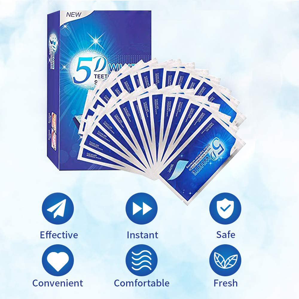 5D White Teeth Whitening Strip - Teeth Whitening Levels avis et prix