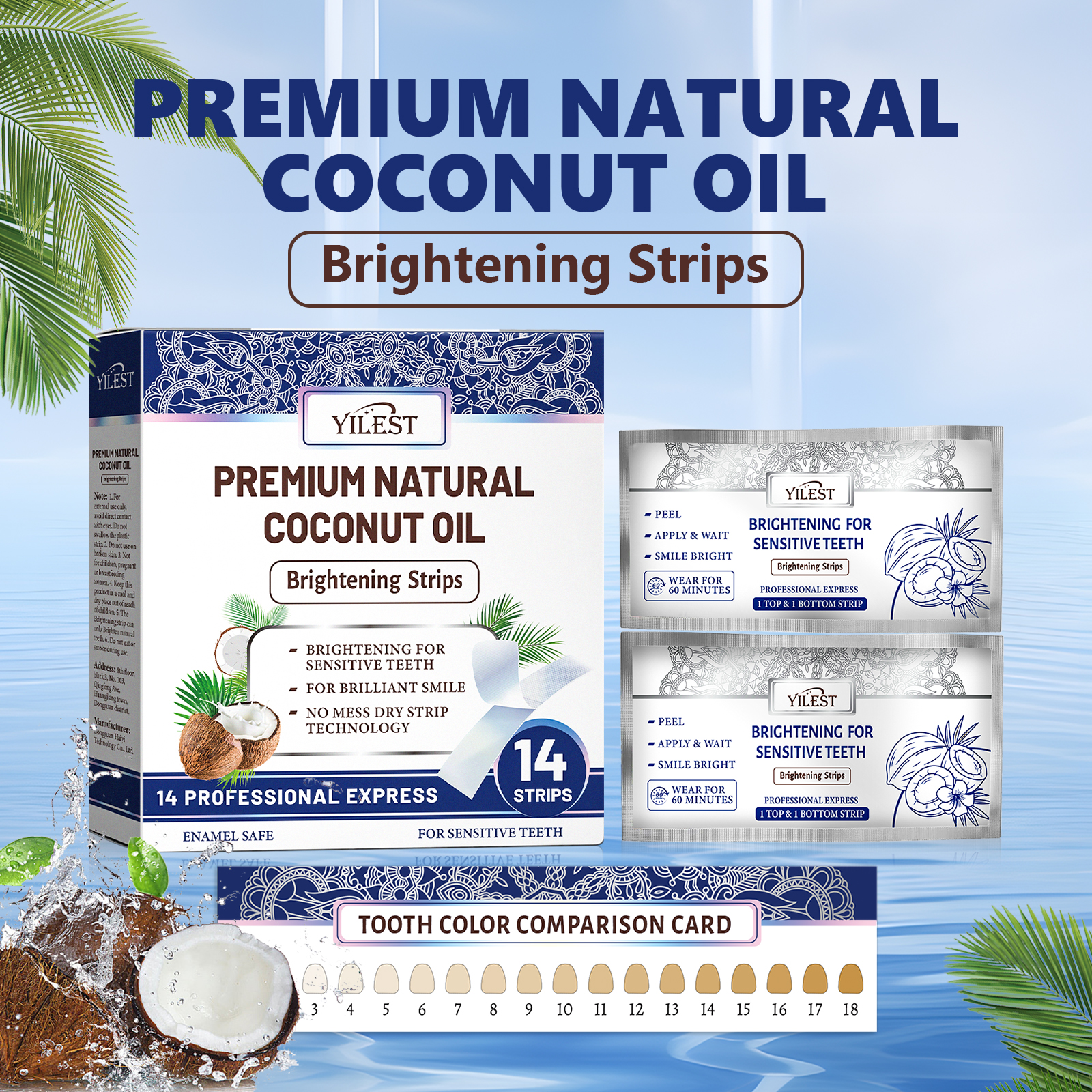 Teeth Whitening Strips 14pcs C - Teeth Whitening Natural avis et prix