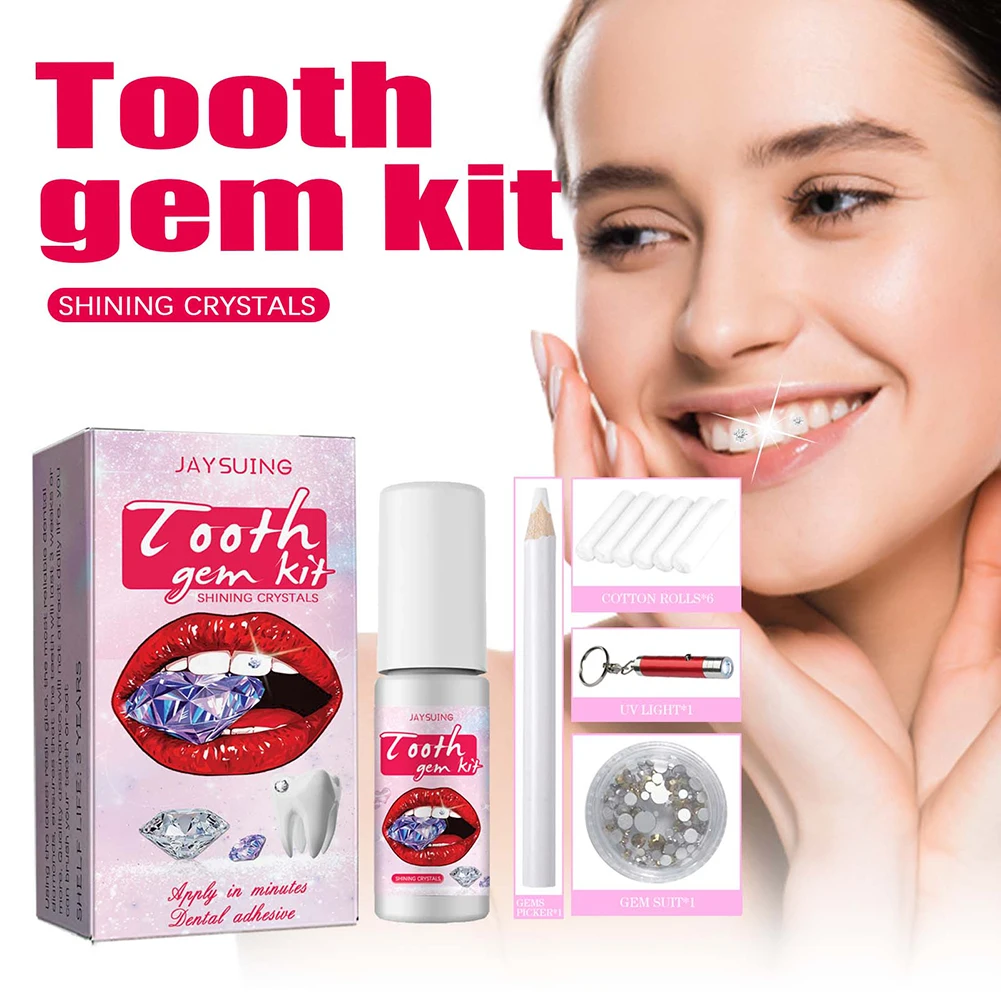 DIY Tooth Gems Kit with Crysta - Teeth Whitening Levels avis et prix