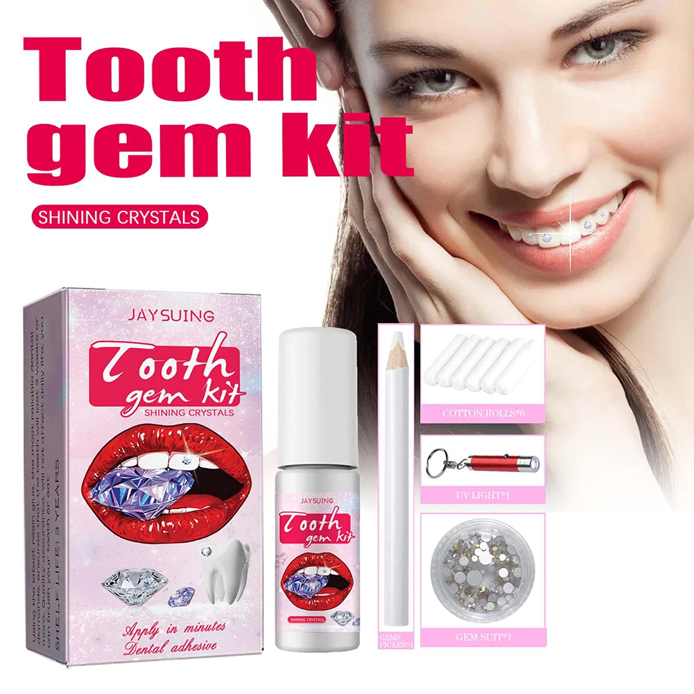 DIY Tooth Gems Kit with Crysta - Teeth Whitening Levels avis et prix