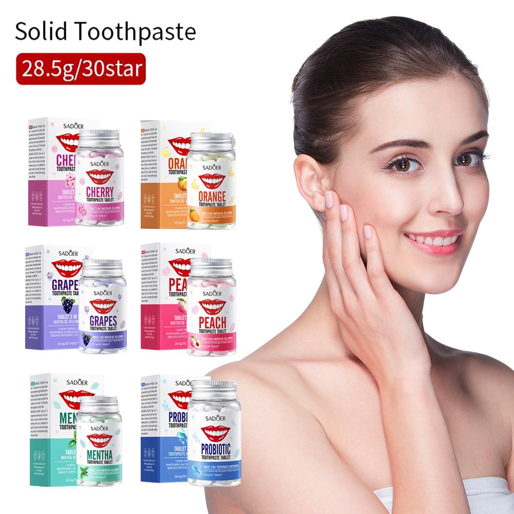 Mint Solid Toothpaste Tablets  - Teeth Whitening Levels avis et prix